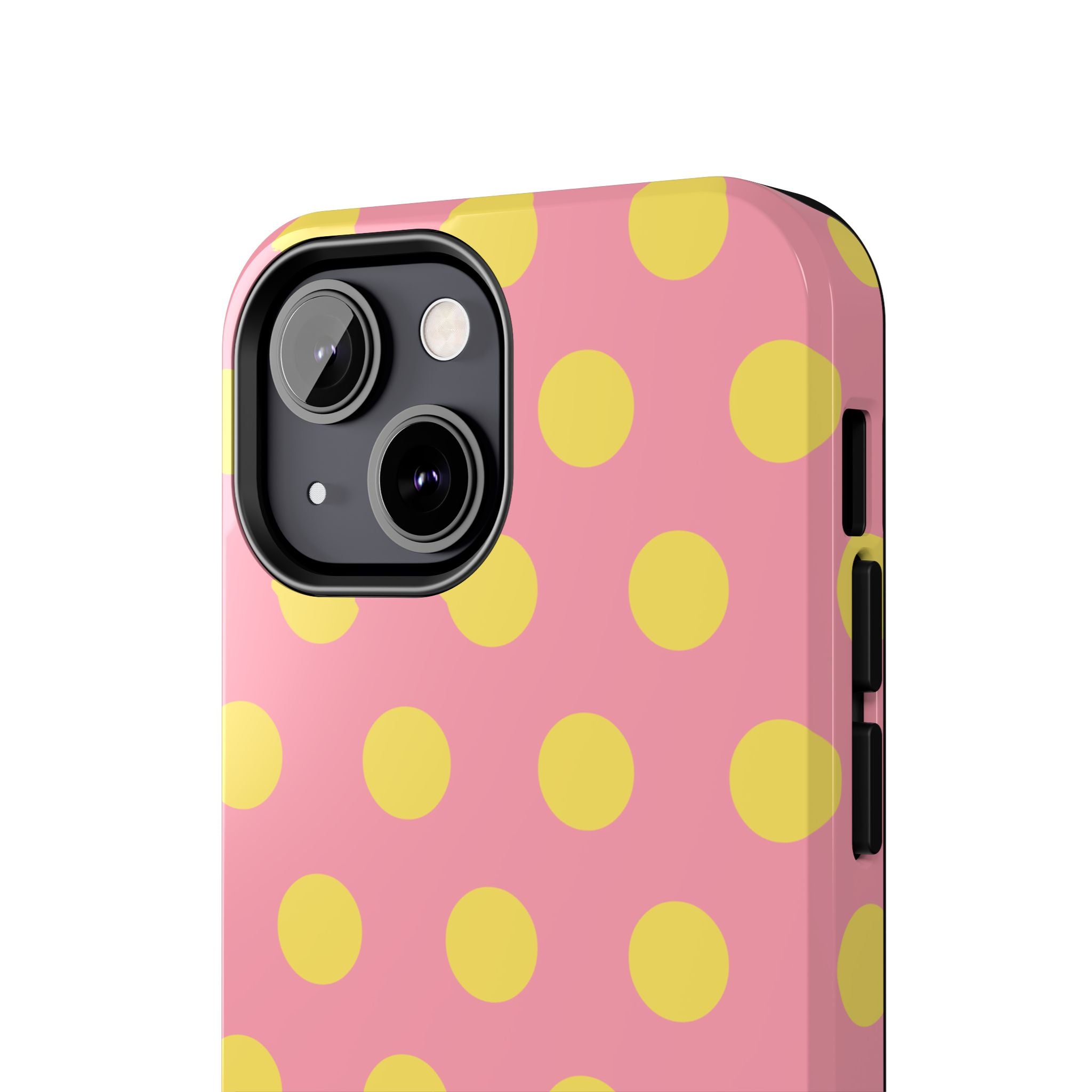 Big Polka Dot | Pink and Yellow