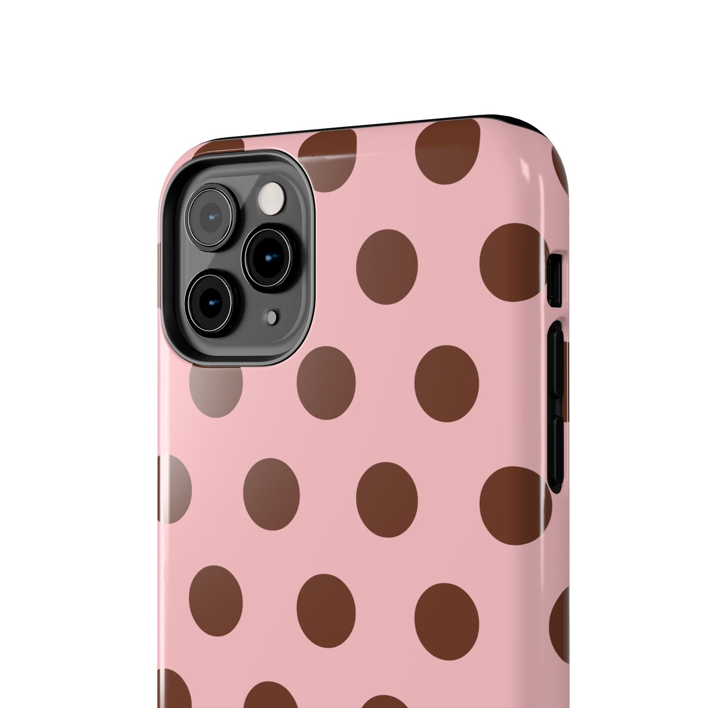 Big Polka Dot | Pink and Brown