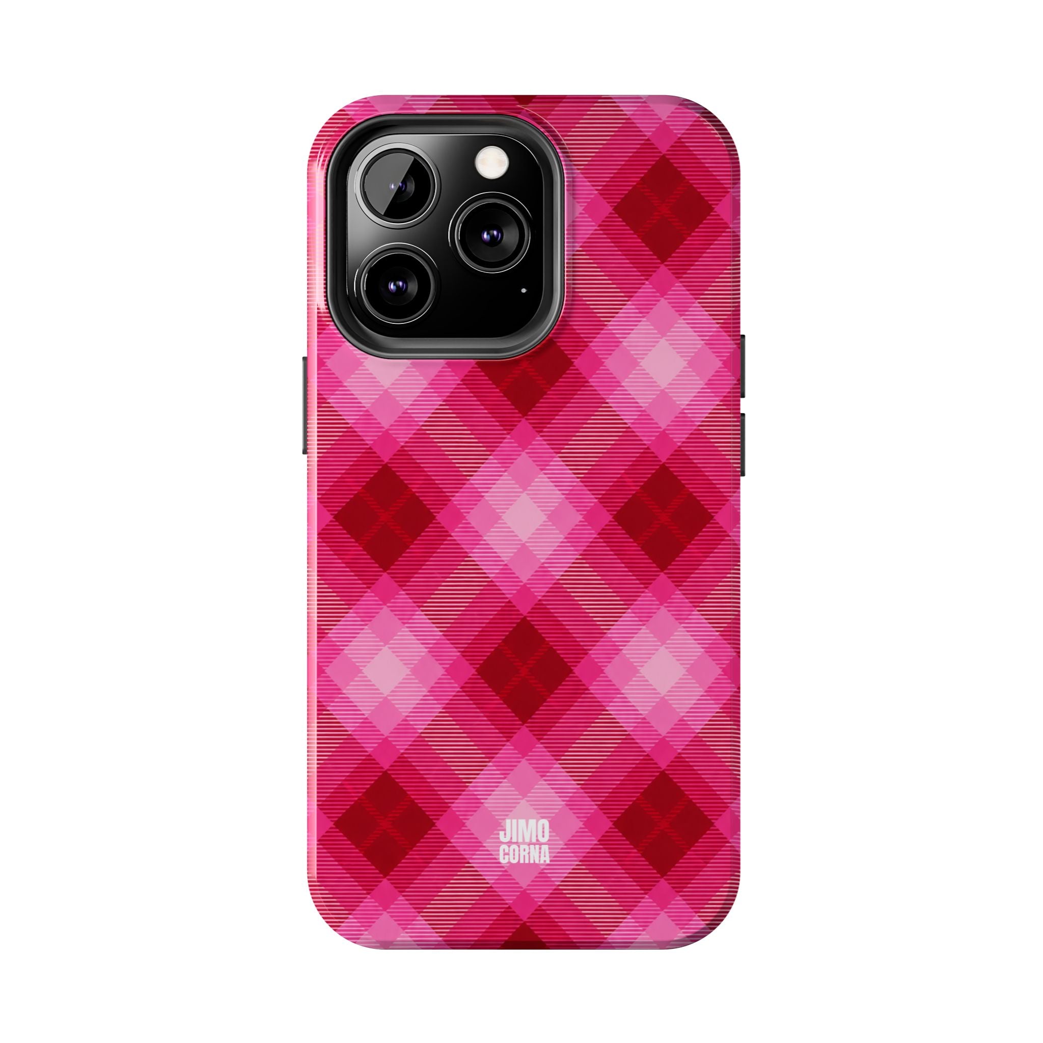 Pink Picnic Plaid iPhone Case