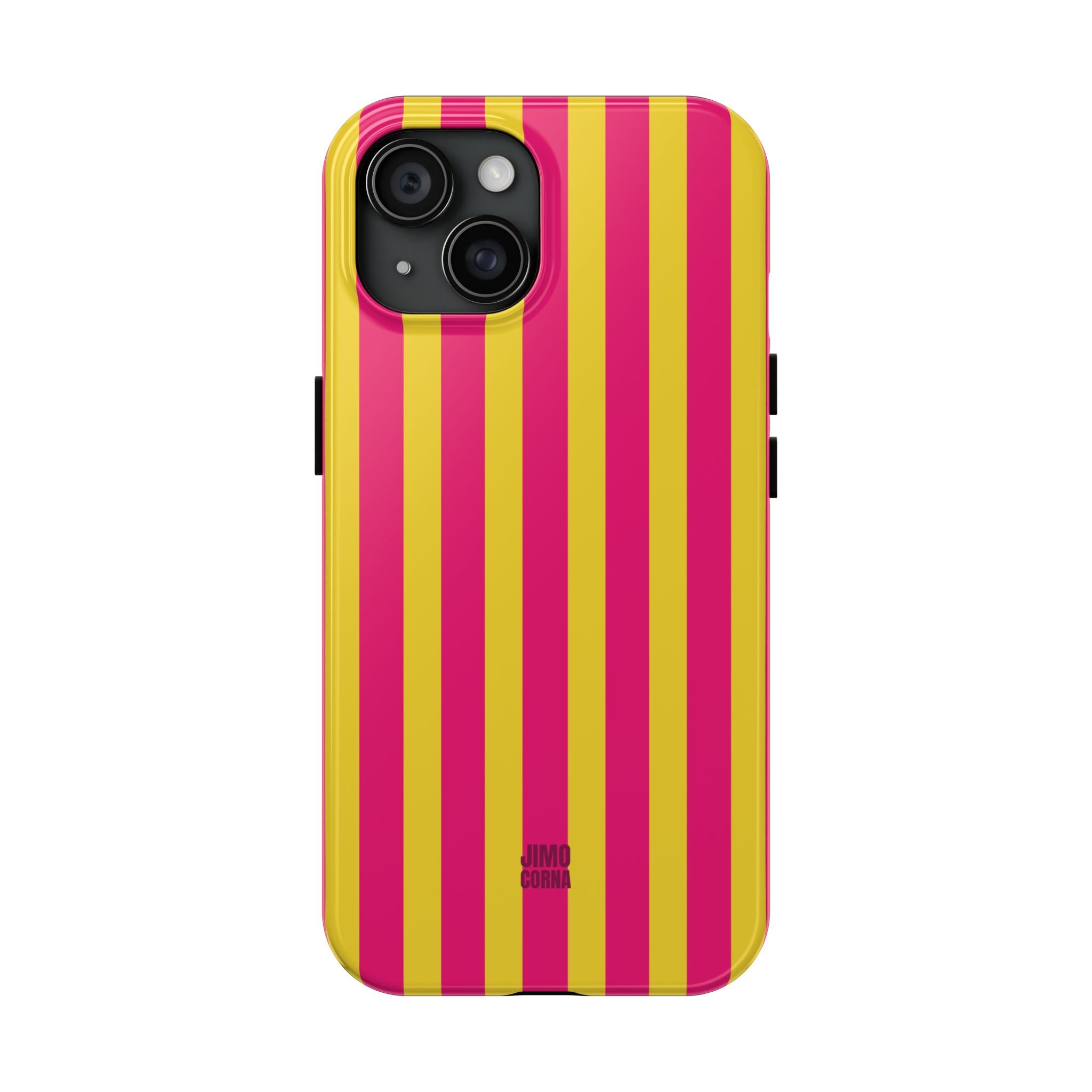 Pink and Yellow Bold Stripes