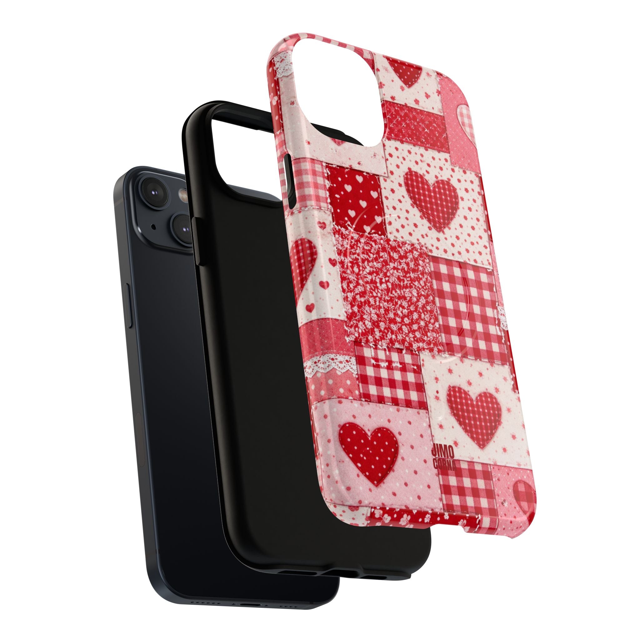 Patchwork Heart MagSafe iPhone Case
