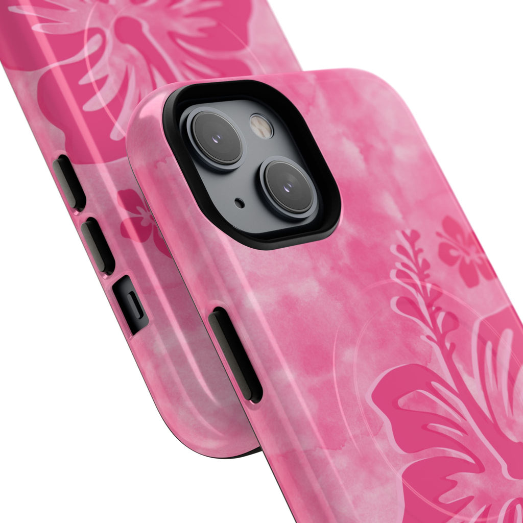 Pink Tie-Dye Hibiscus