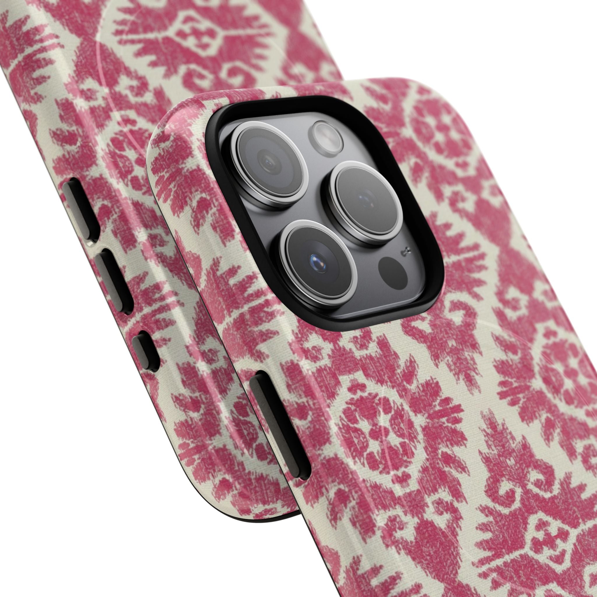 Damask MagSafe iPhone Case | Pink