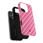 Angelina Stripes | Hot Pink - MagSafe iPhone Case