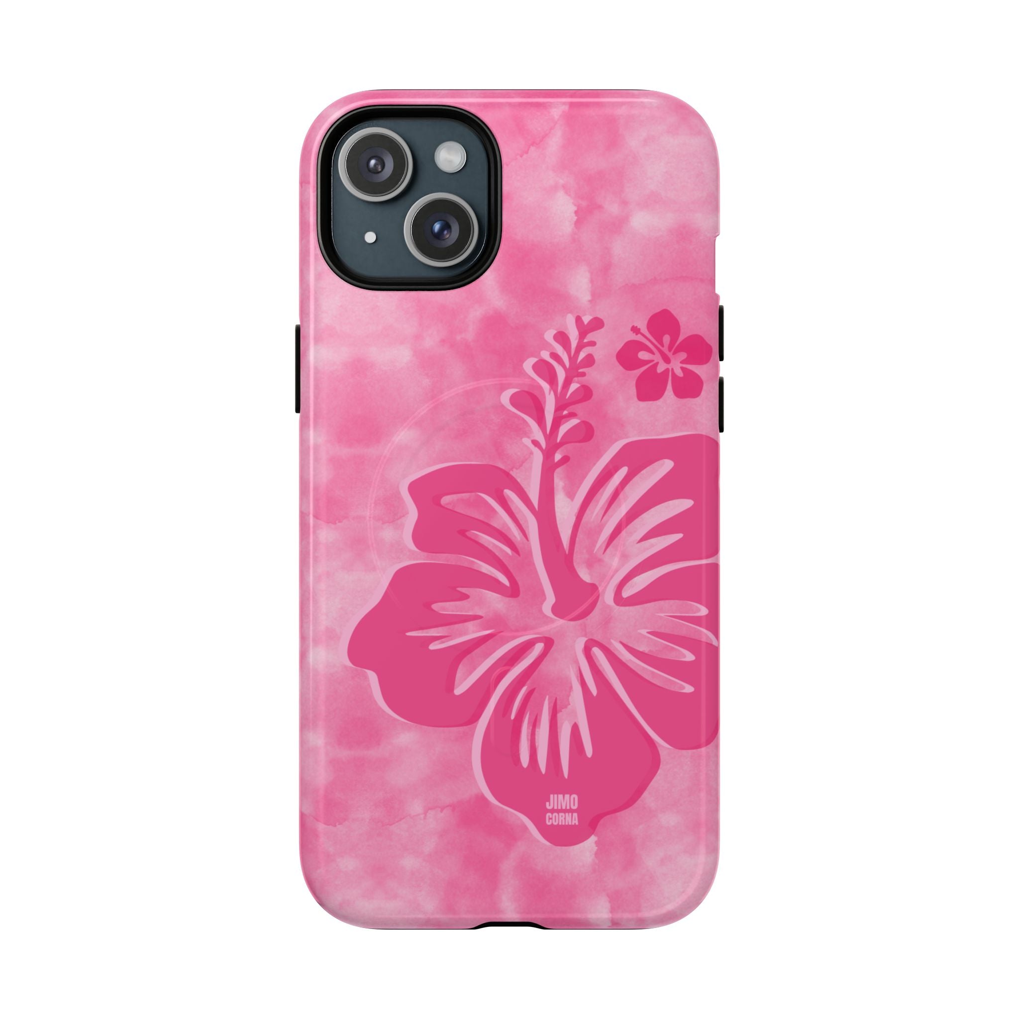 Pink Tie-Dye Hibiscus