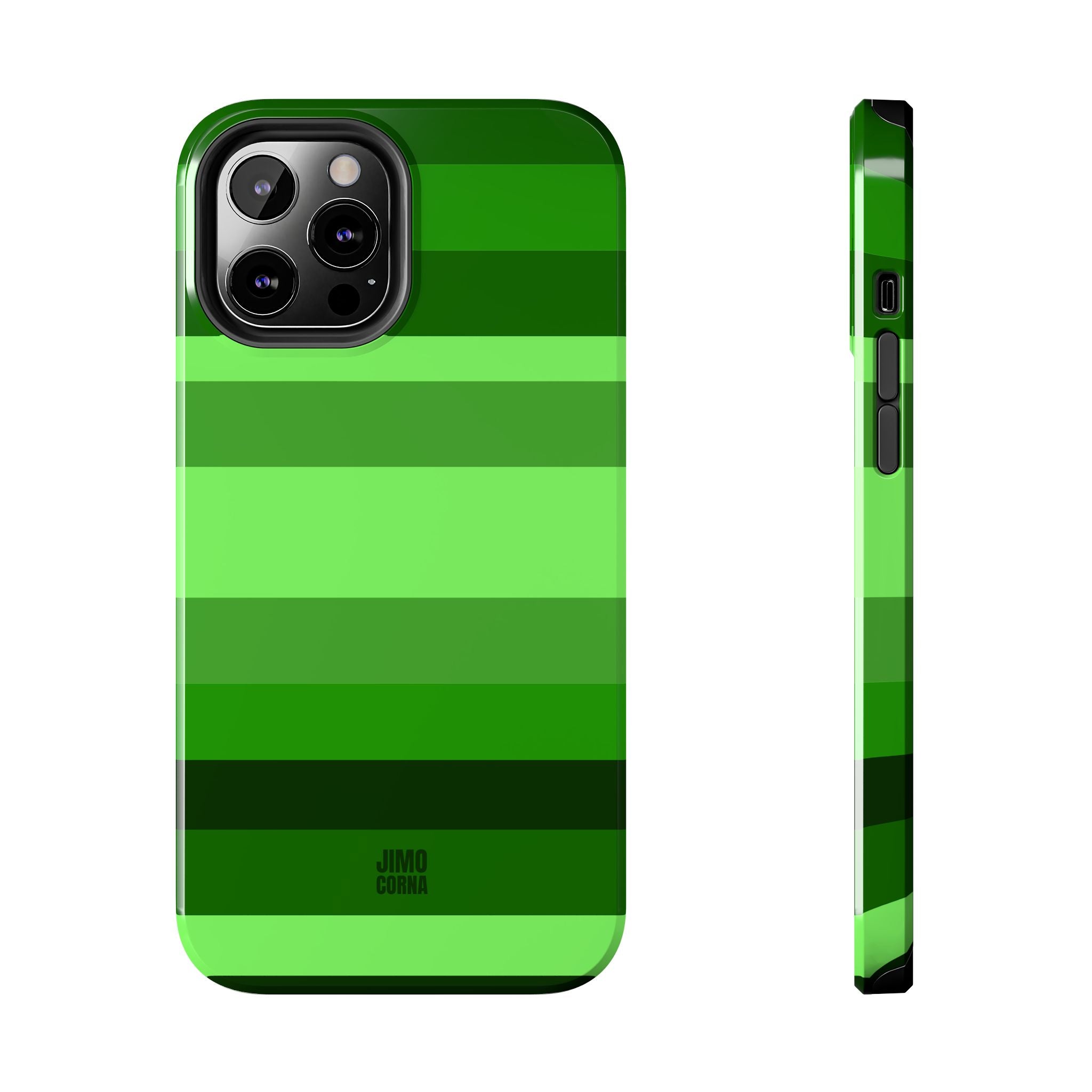 Matcha Stripe iPhone Case