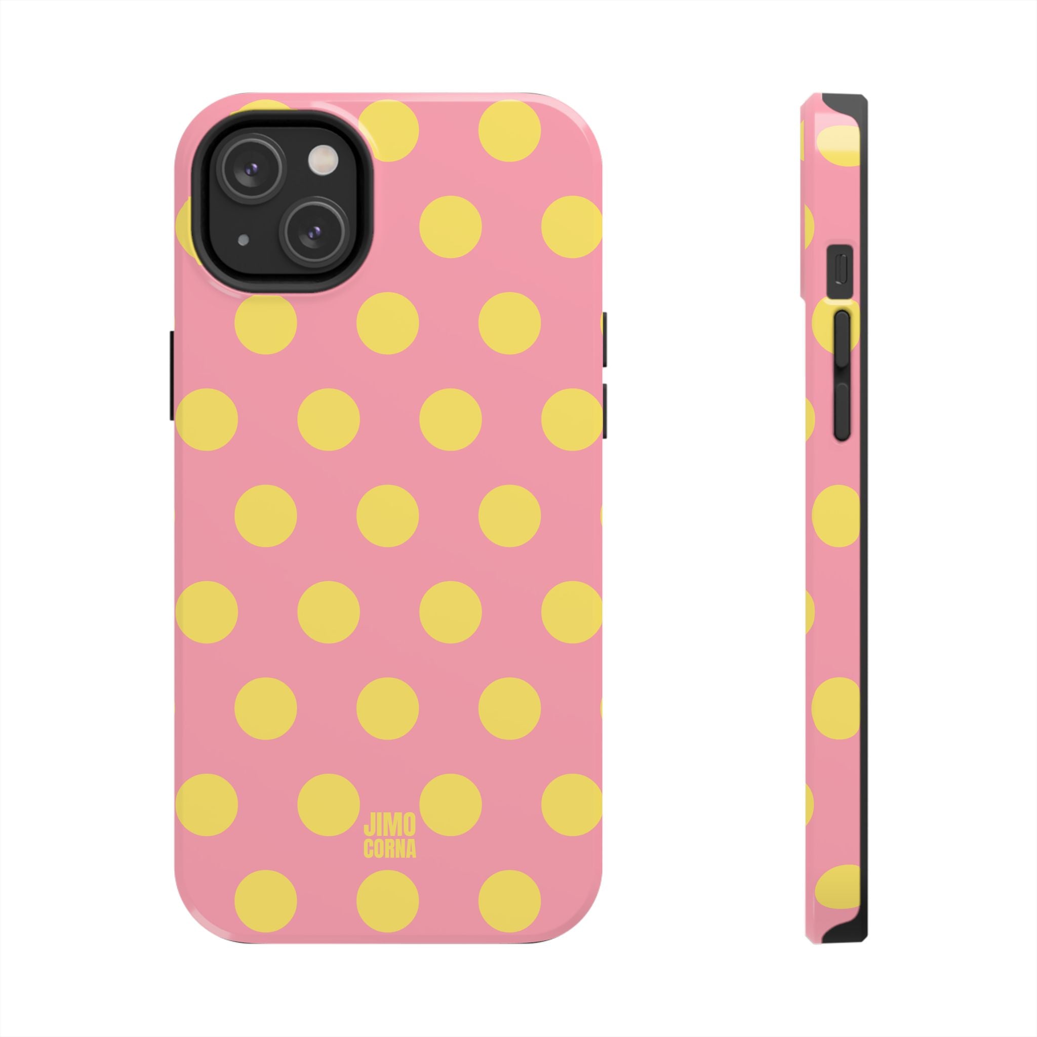 Big Polka Dot | Pink and Yellow