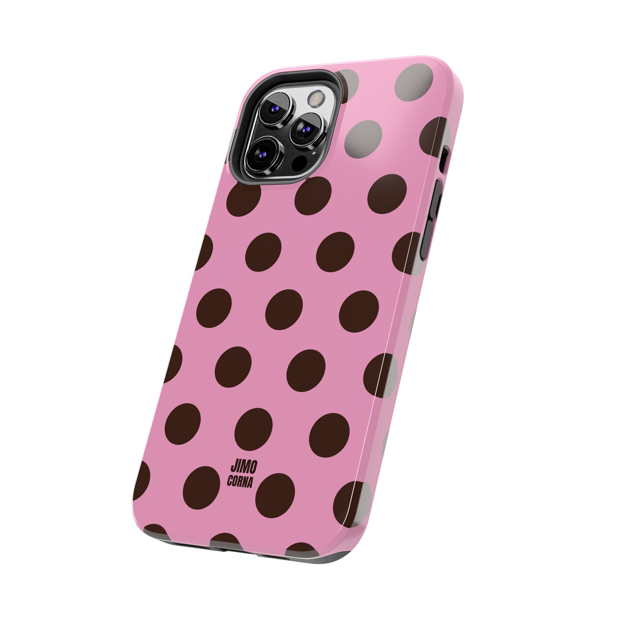 Big Polka Dot | Pink and Black