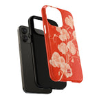 Red Flora MagSafe iPhone Case