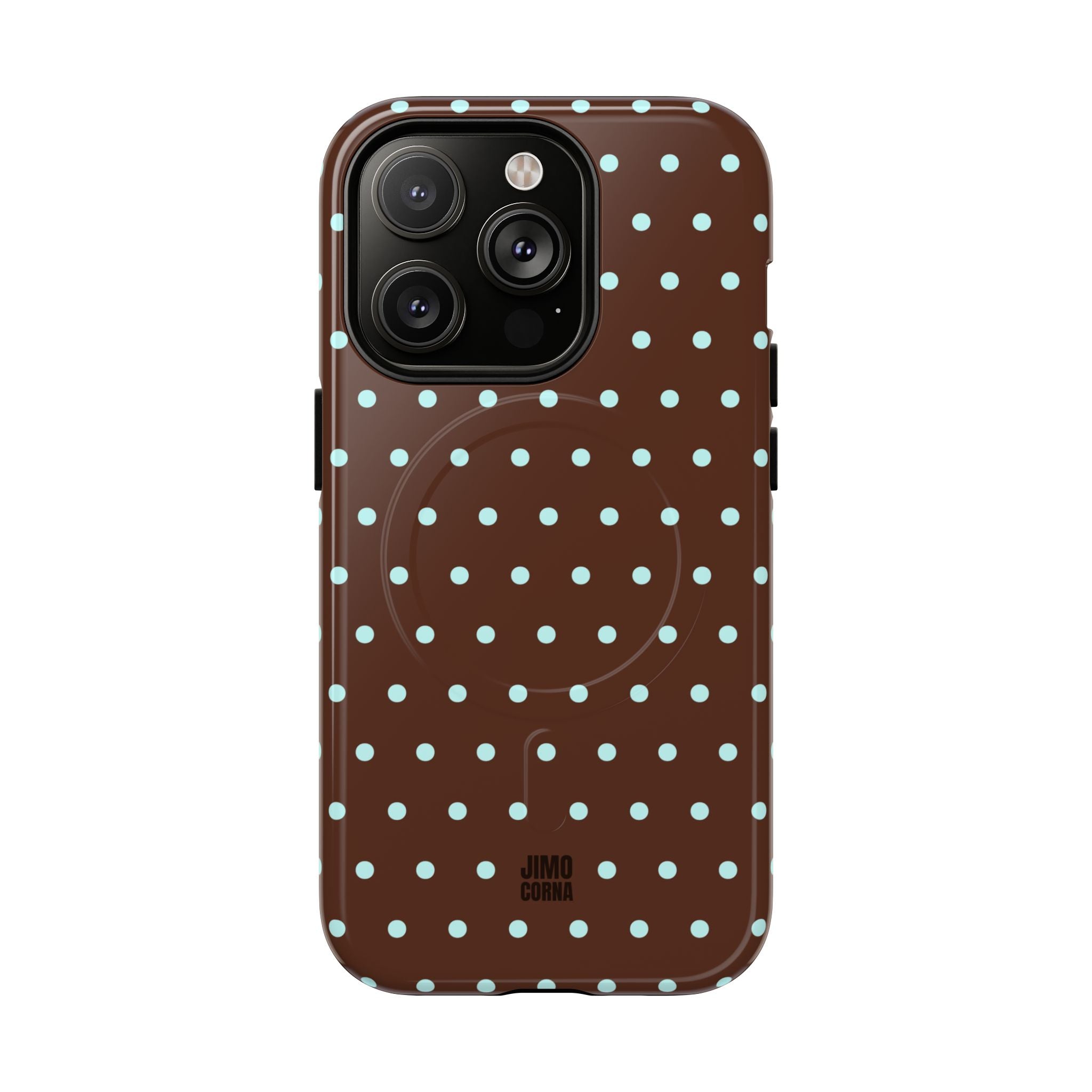 Polka Dot | Brown and Blue