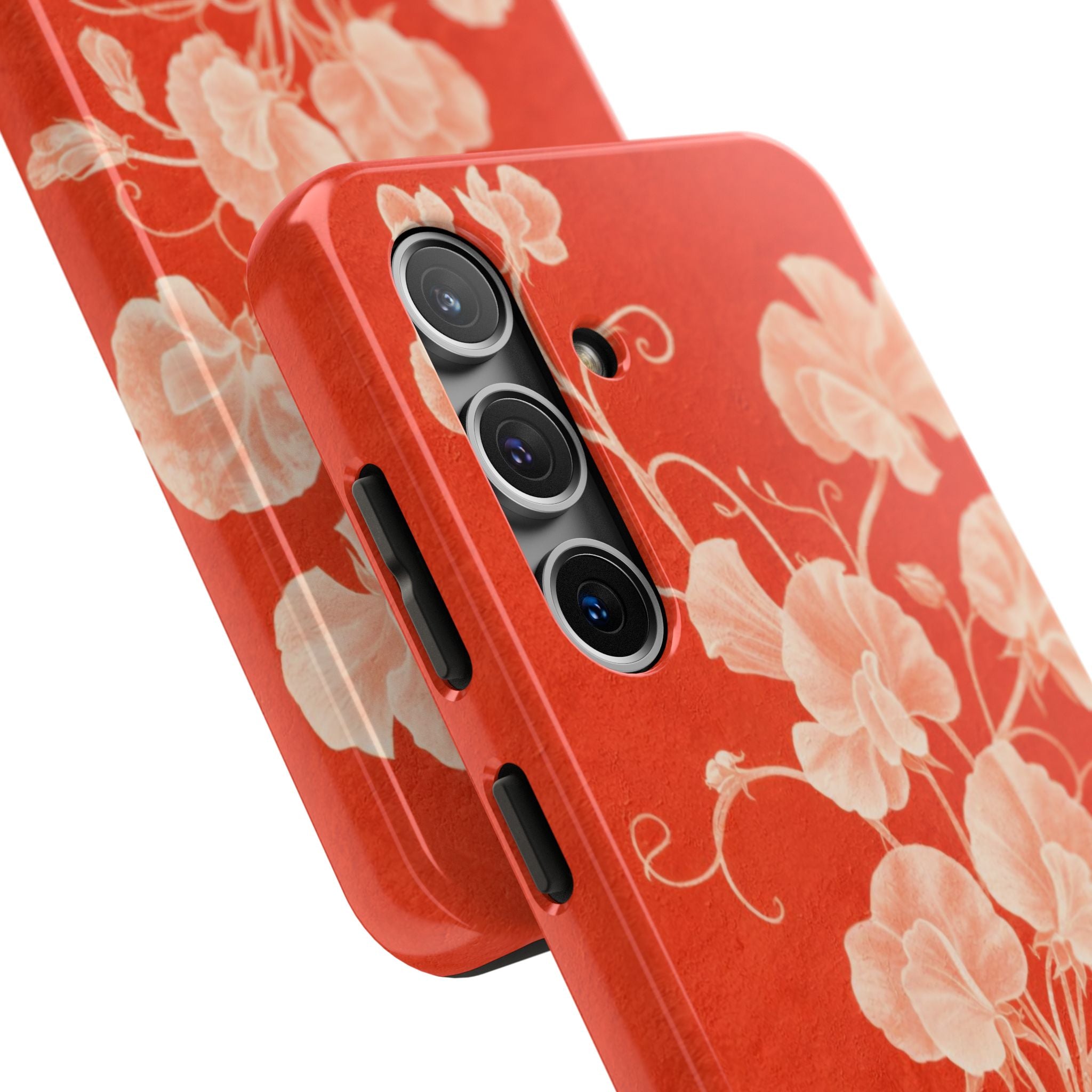 Red Flora Samsung Galaxy Case