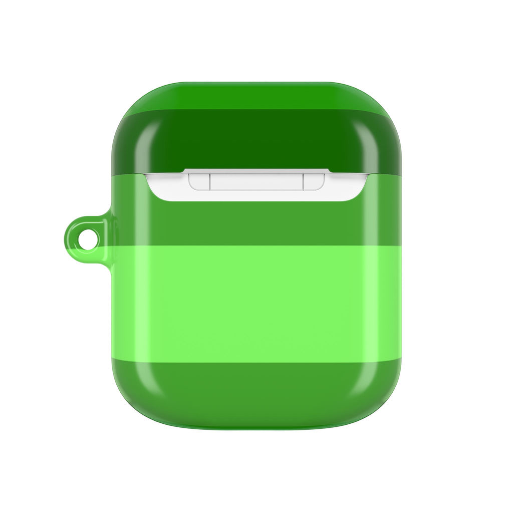 Matcha Stripe AirPods Case