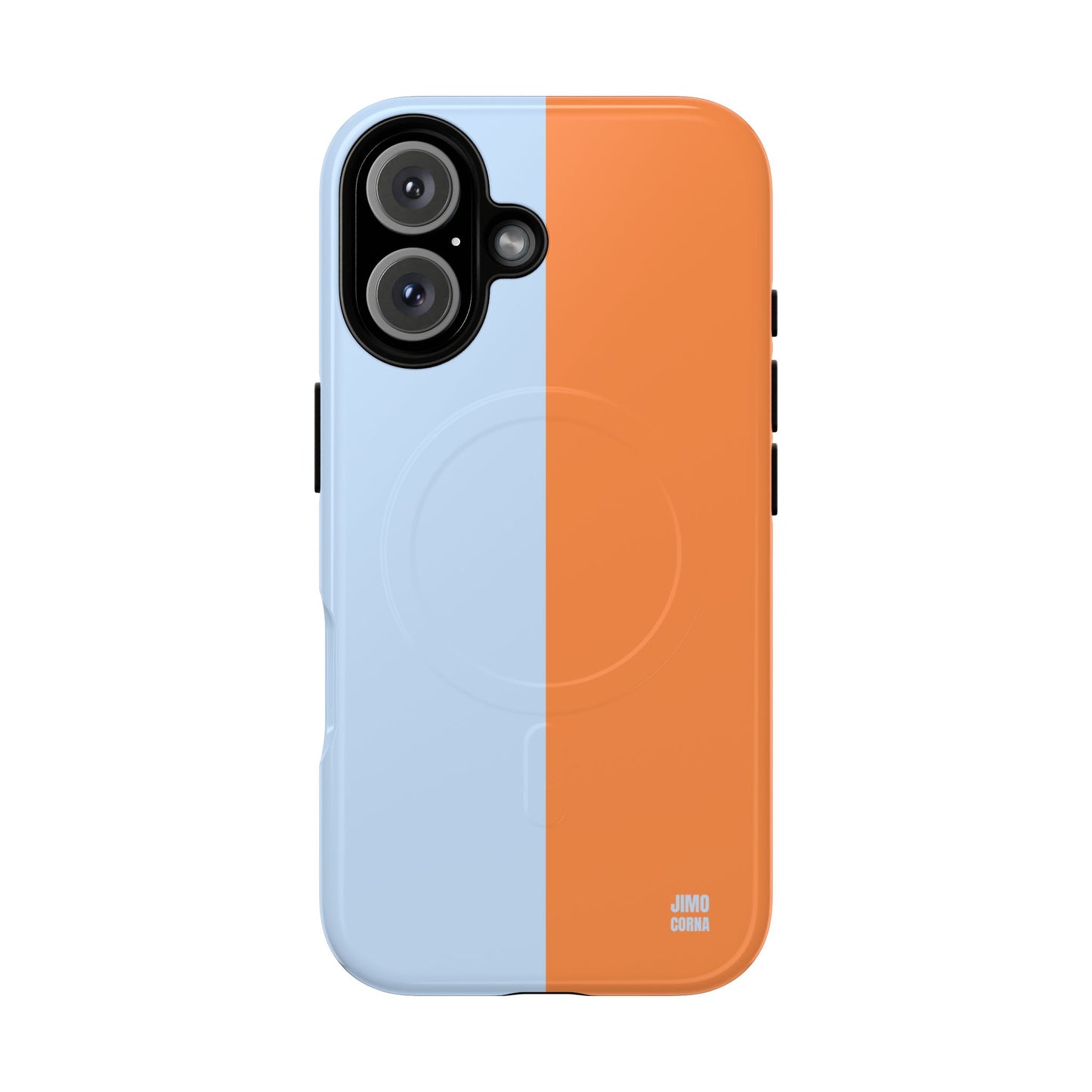 Orange and Blue Color Block