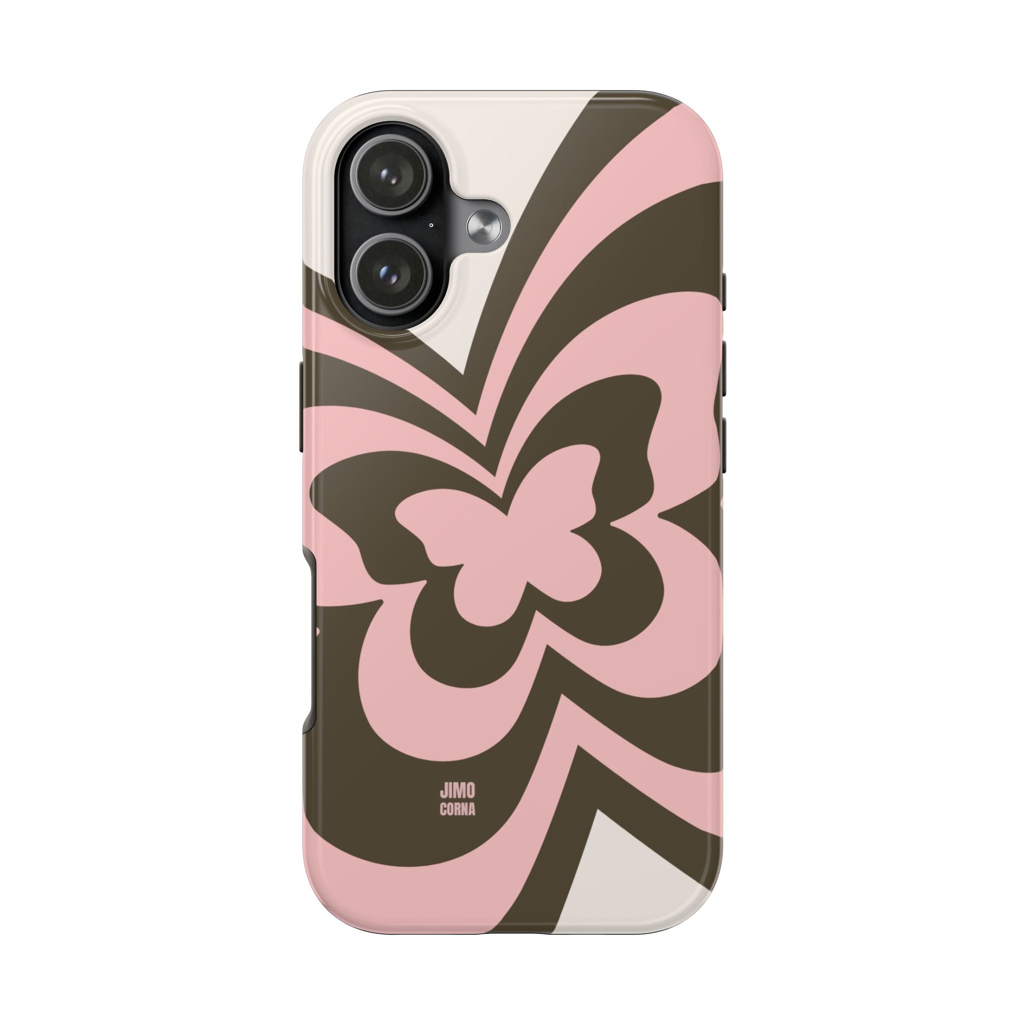 Pink Retro Butterfly