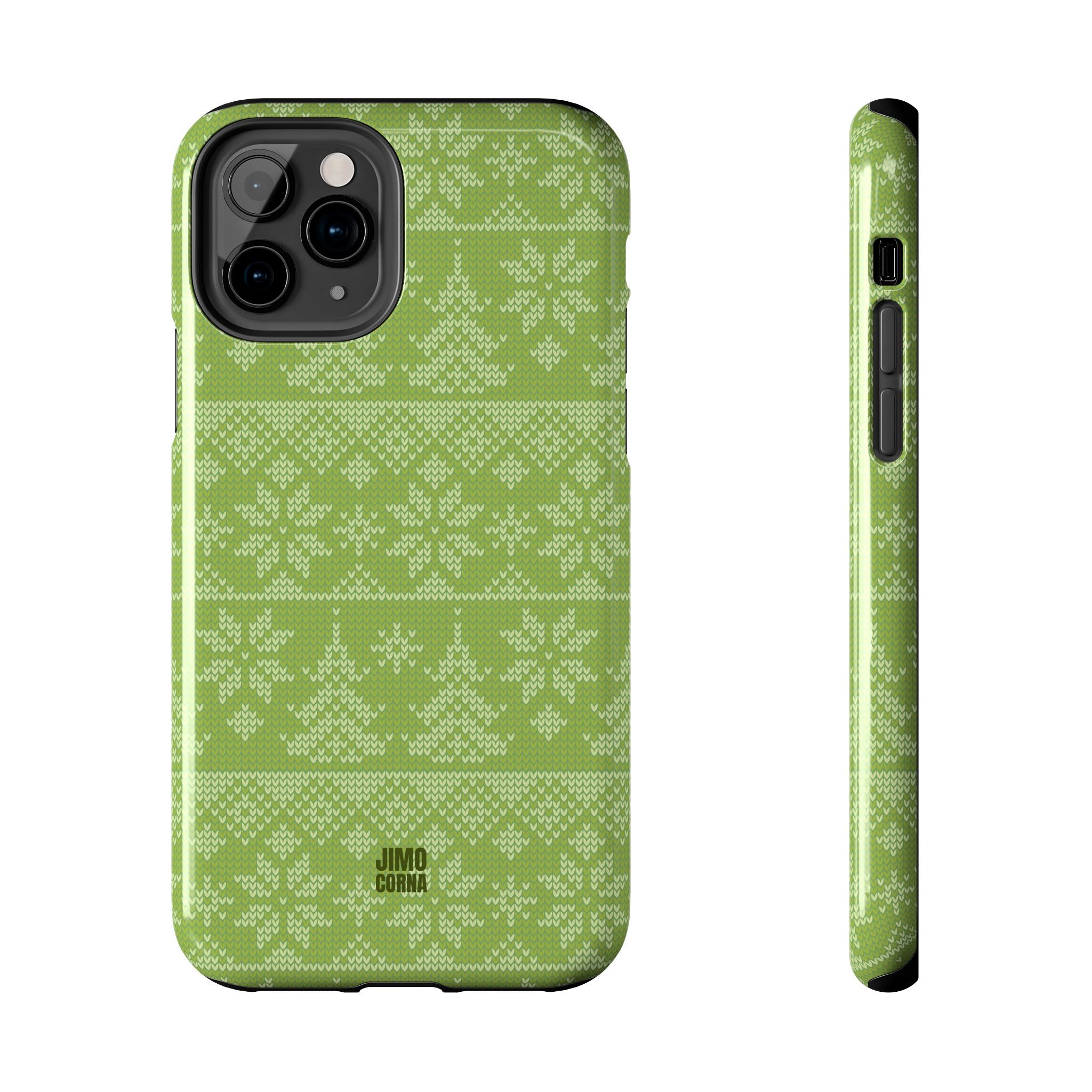 Holiday Knit | Green iPhone Case