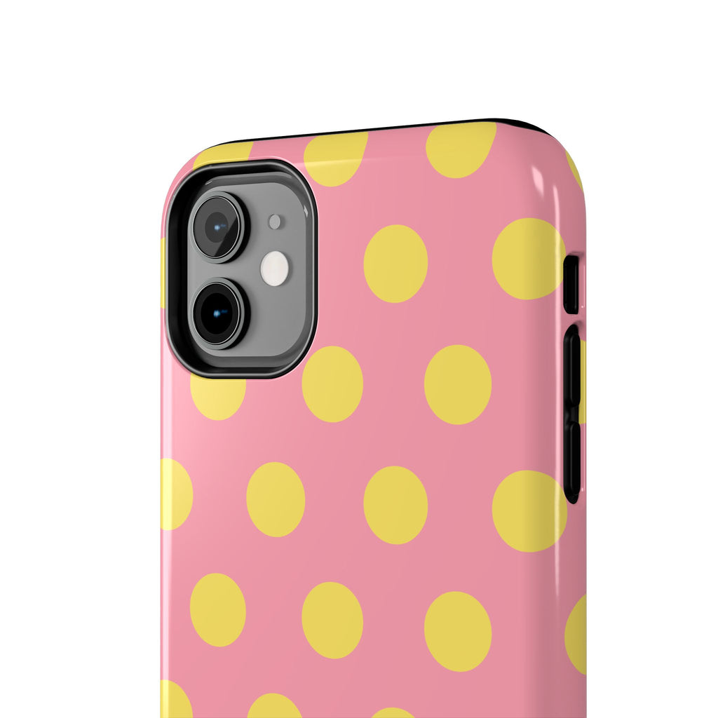 Big Polka Dot | Pink and Yellow
