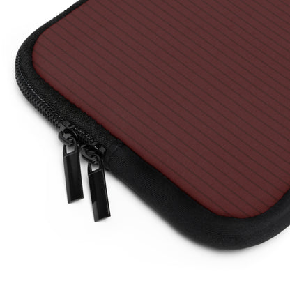 Red Cherry Soft Stripes Laptop Sleeve