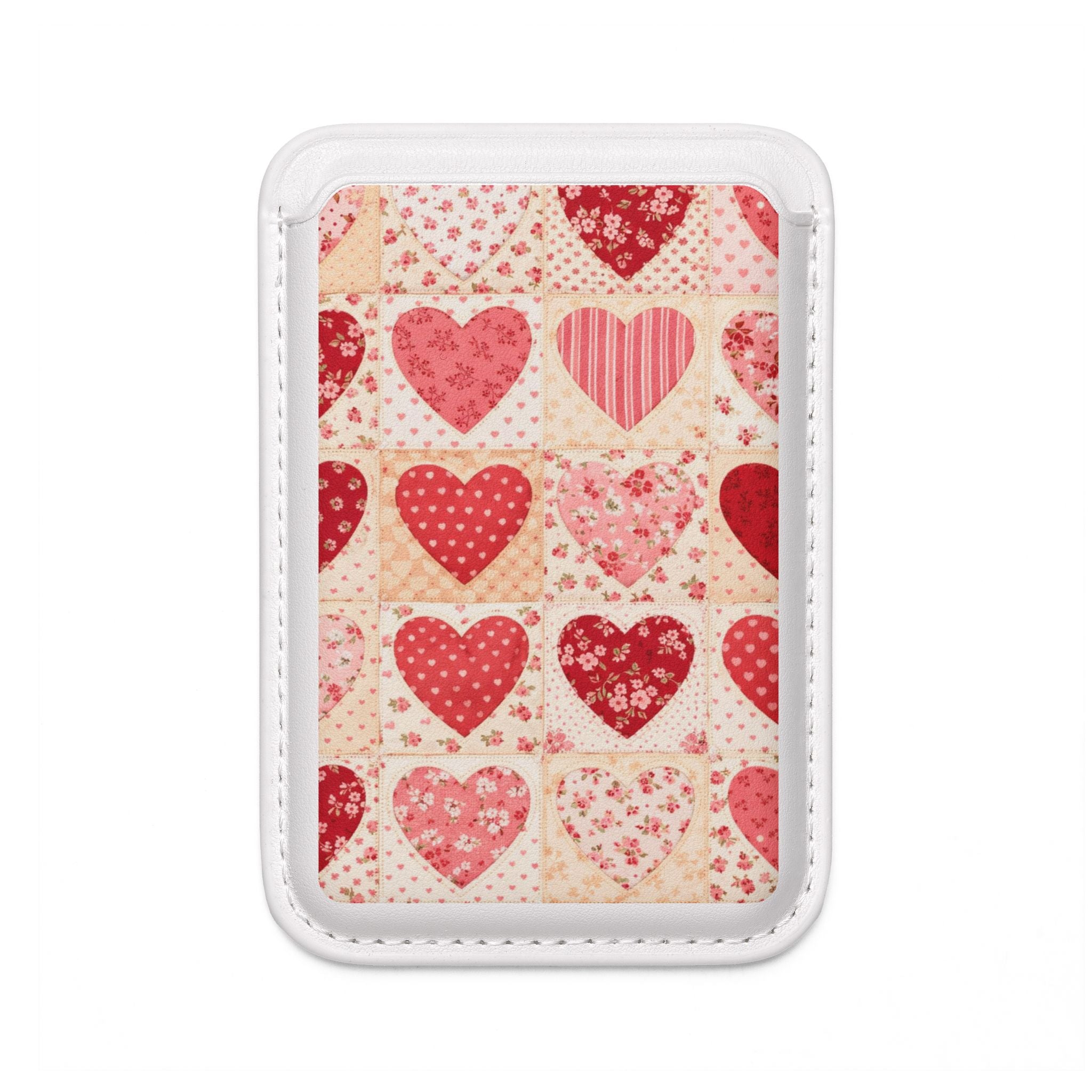 Sweetheart Patchwork Vegan MagSafe Wallet