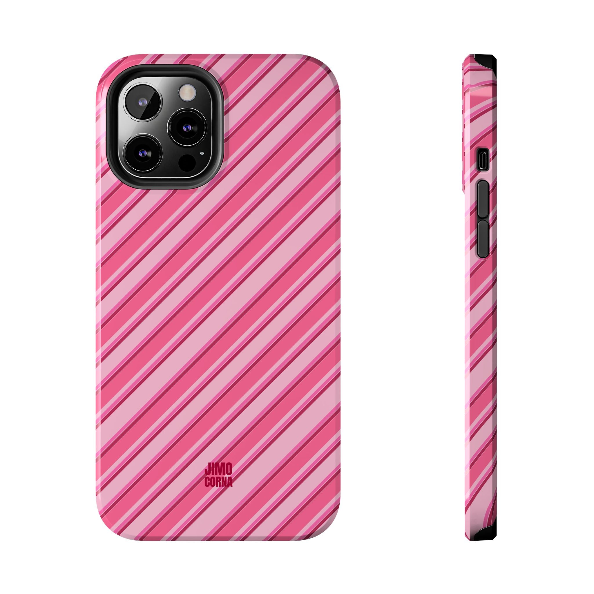 Angelina Stripes | Hot Pink - iPhone Case