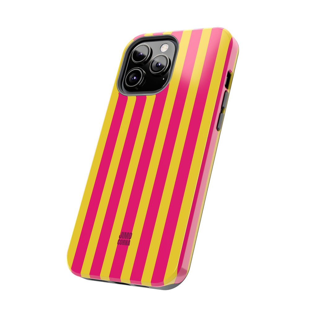 Pink and Yellow Bold Stripes