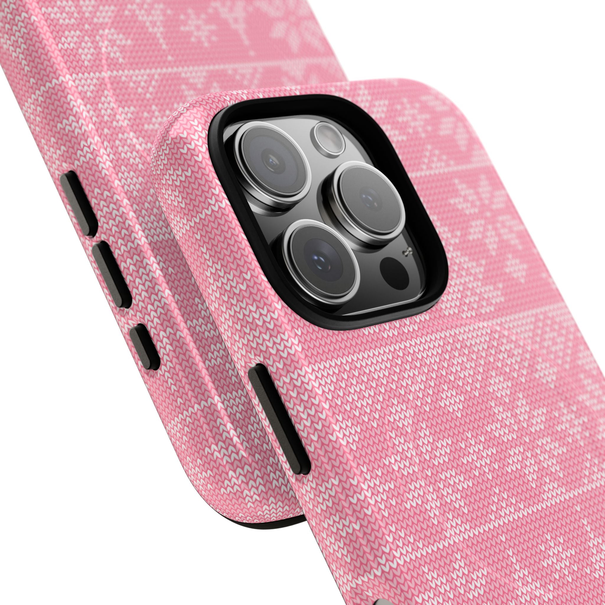 Holiday Knit | Pink MagSafe iPhone Case