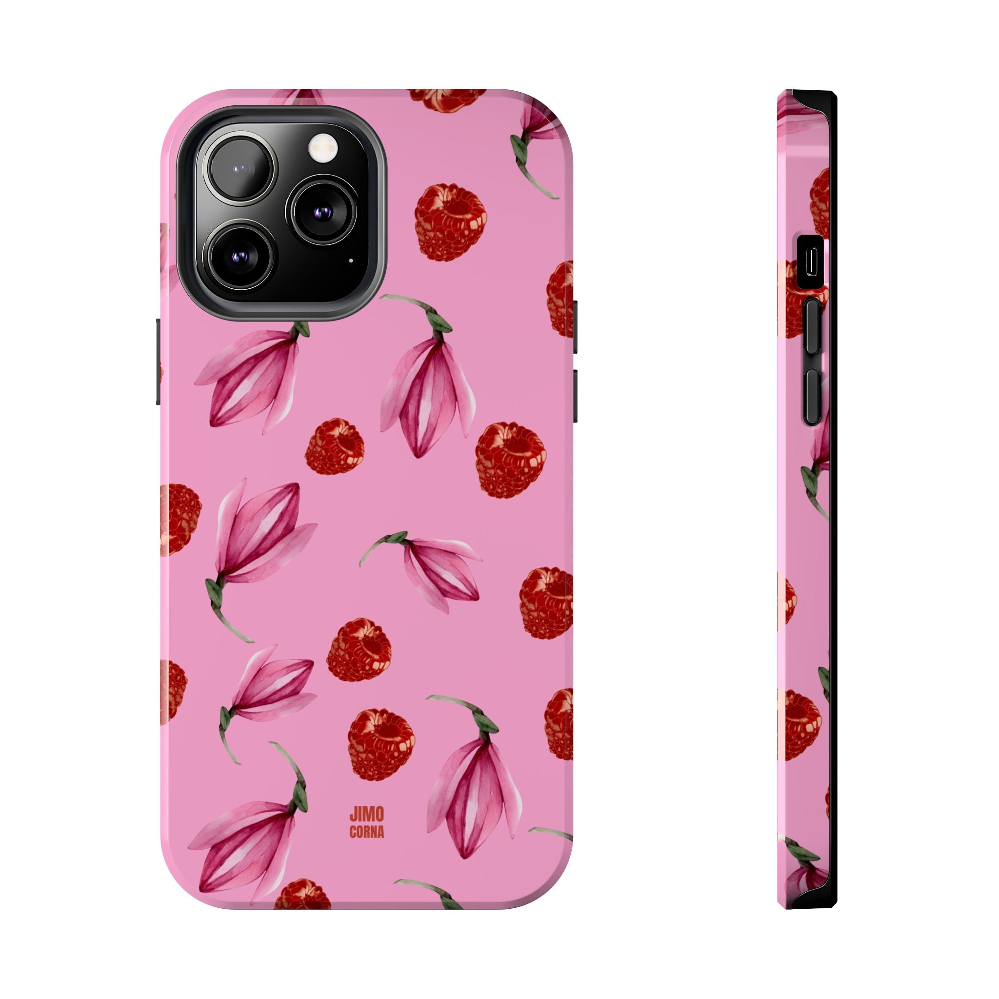 Raspberries and Flowers