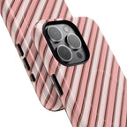 Angelina Stripes | Pink - MagSafe iPhone Case