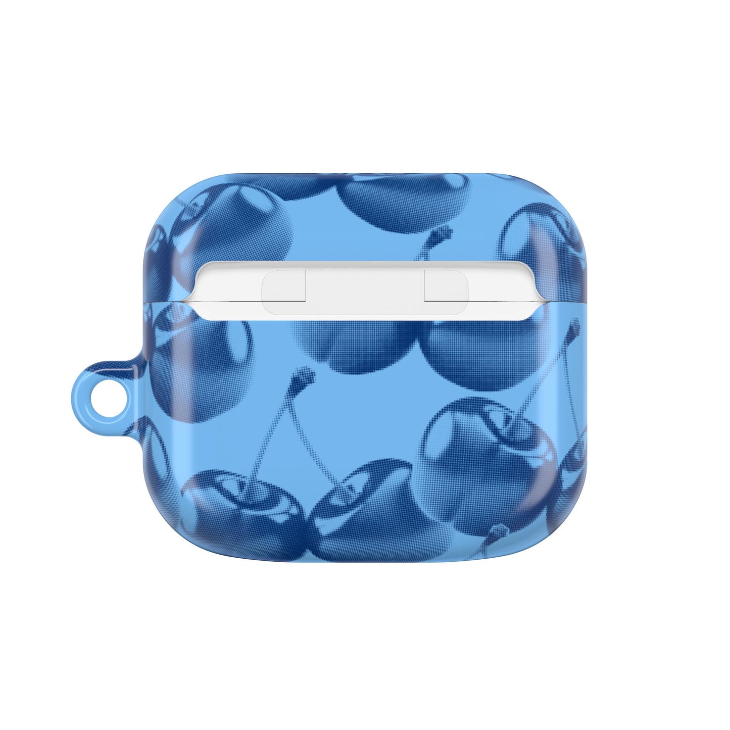 Blue Retro Cherries AirPods Case