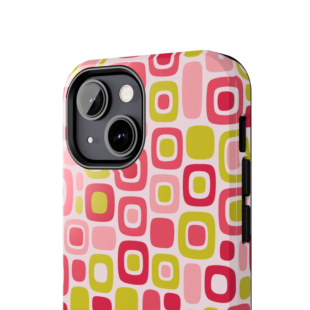 Bubble Pop Geometry iPhone Case