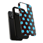 Big Polka Dot | Brown and Blue