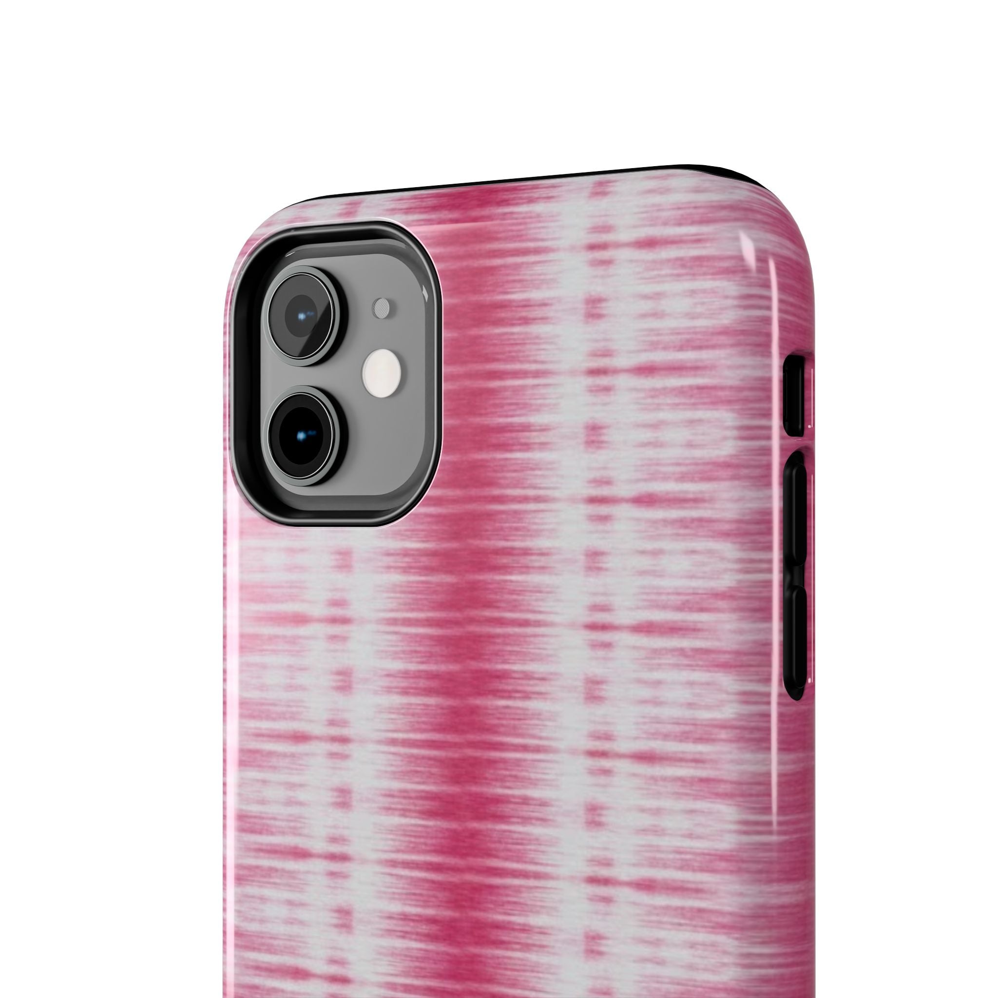 Pink Woven Texture iPhone Case