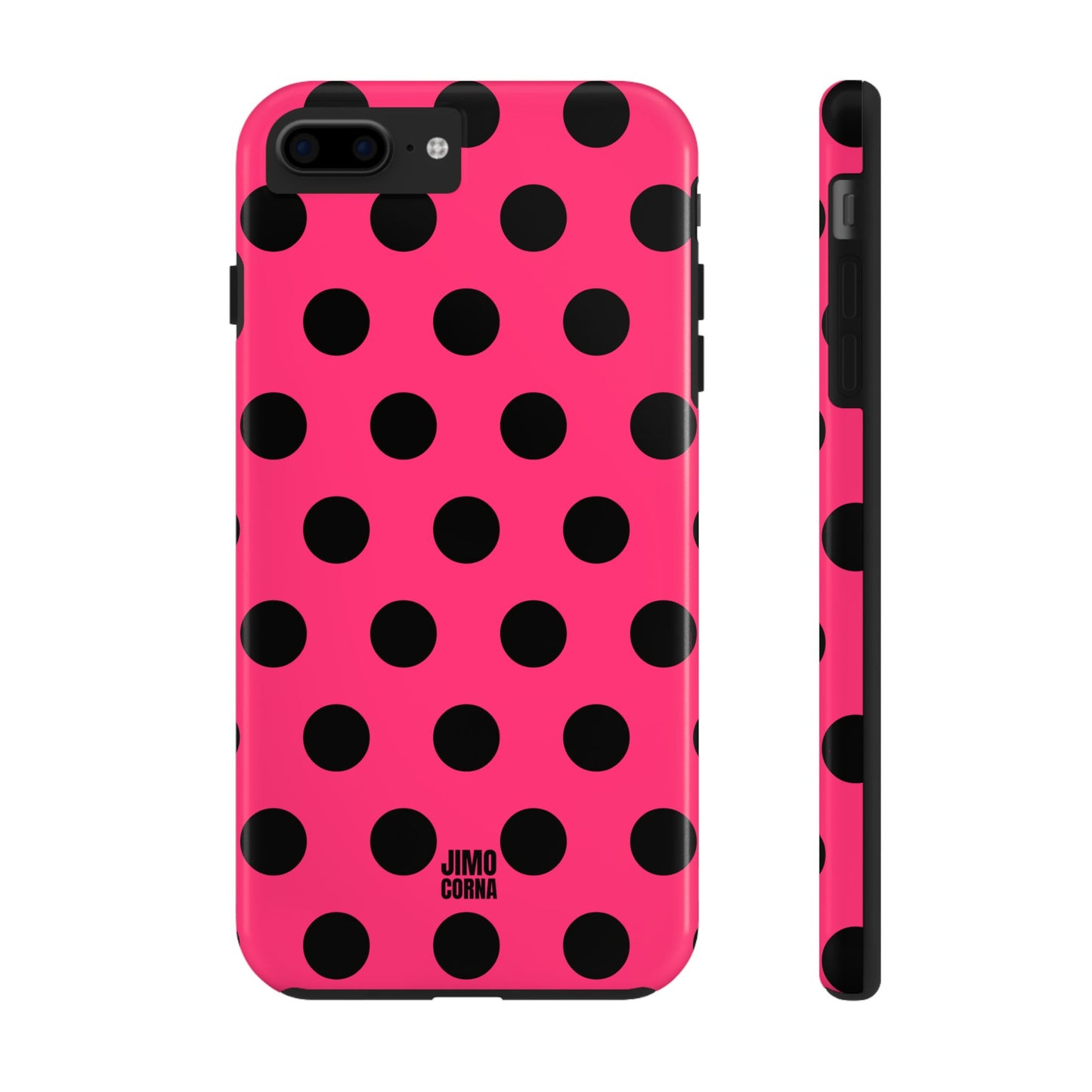 Big Polka Dot | Hot Pink and Black