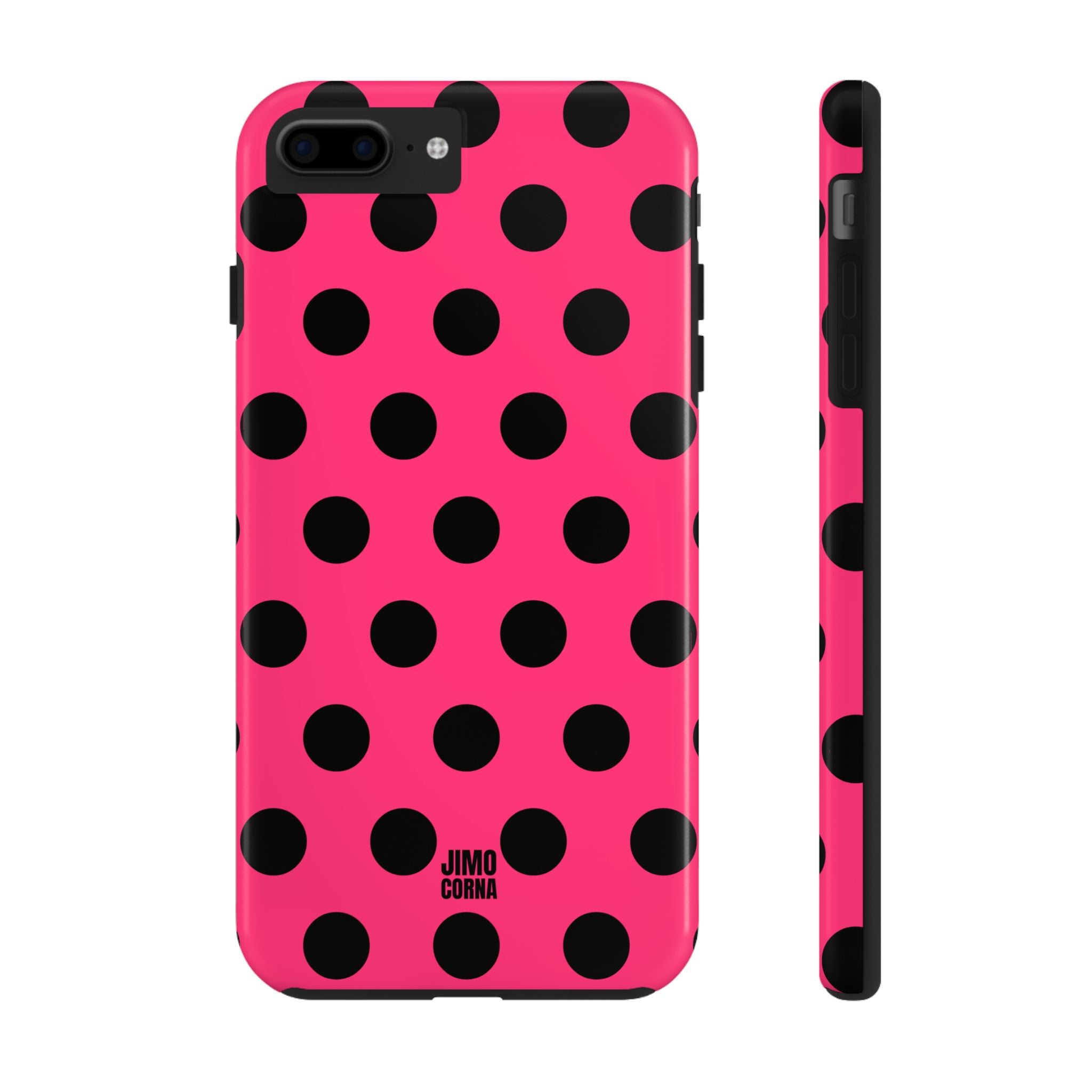 Big Polka Dot | Hot Pink and Black