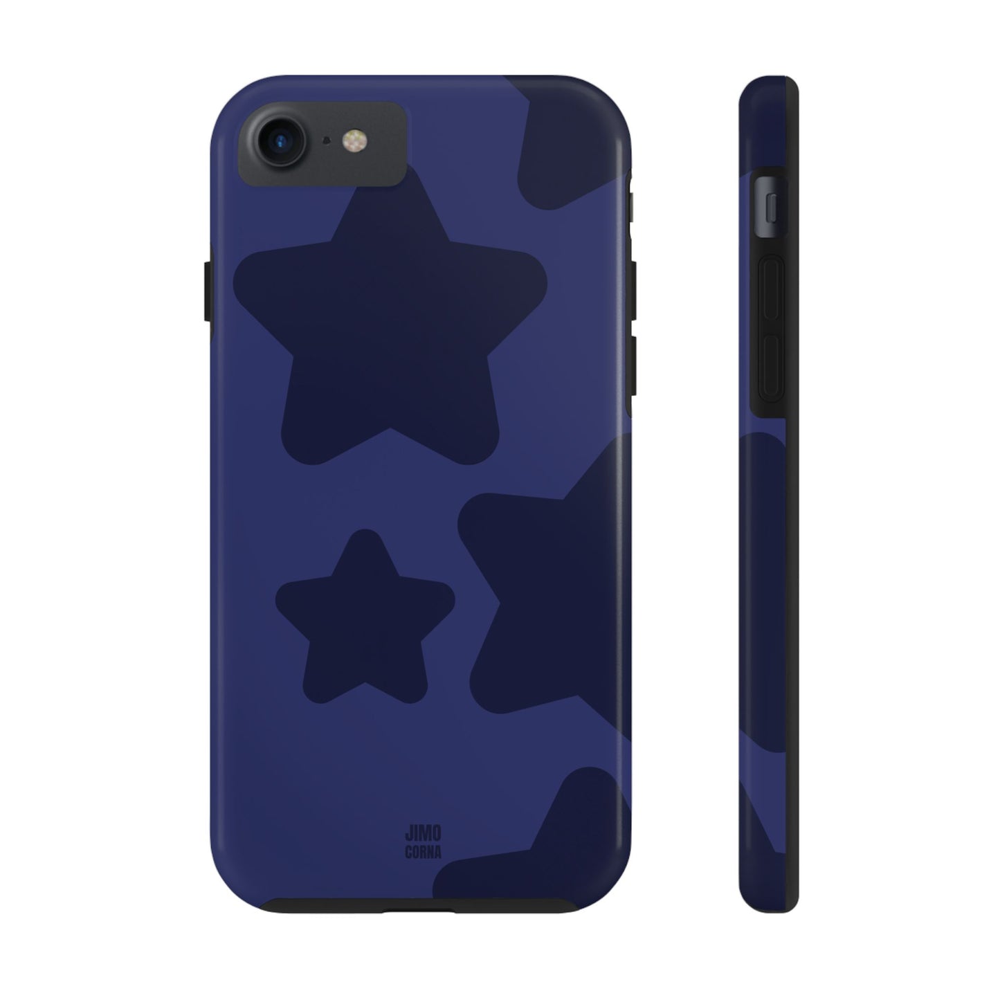 Navy Blue Bold Stars