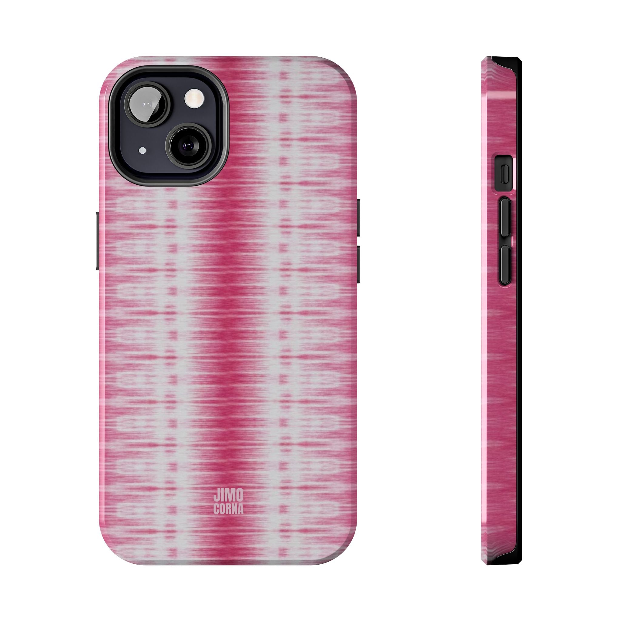 Pink Woven Texture iPhone Case