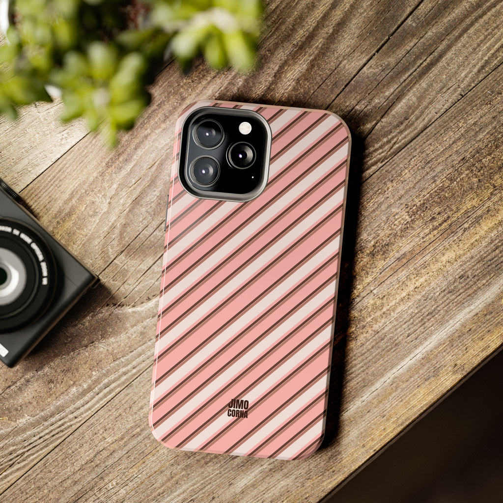 Angelina Stripes | Pink - iPhone Case