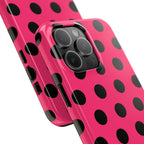 Big Polka Dot | Hot Pink and Black