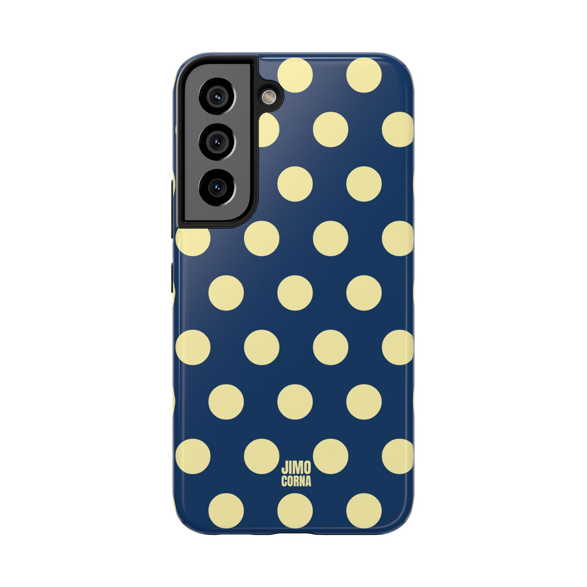 Big Polka Dot | Blue and Cream