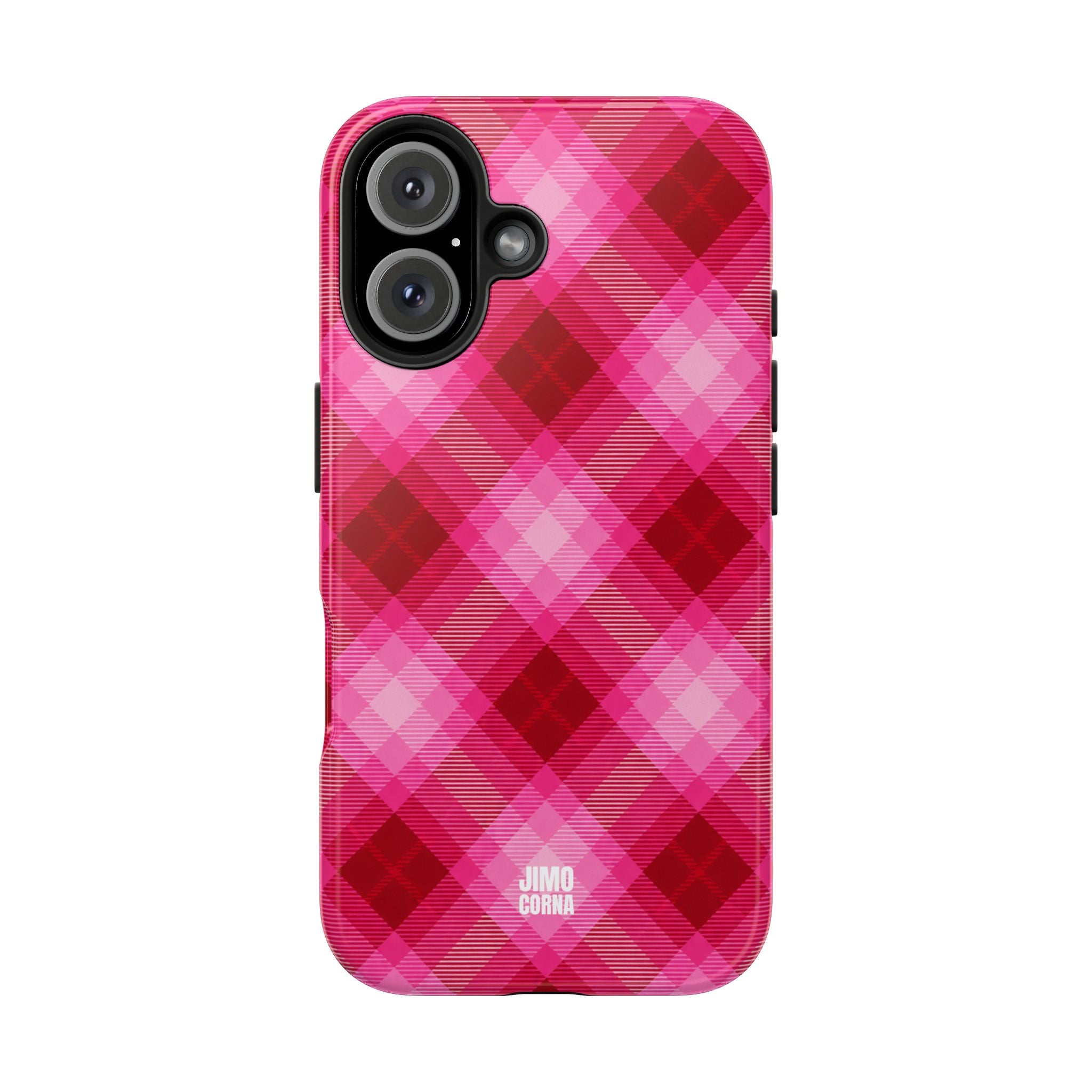 Pink Picnic Plaid iPhone Case