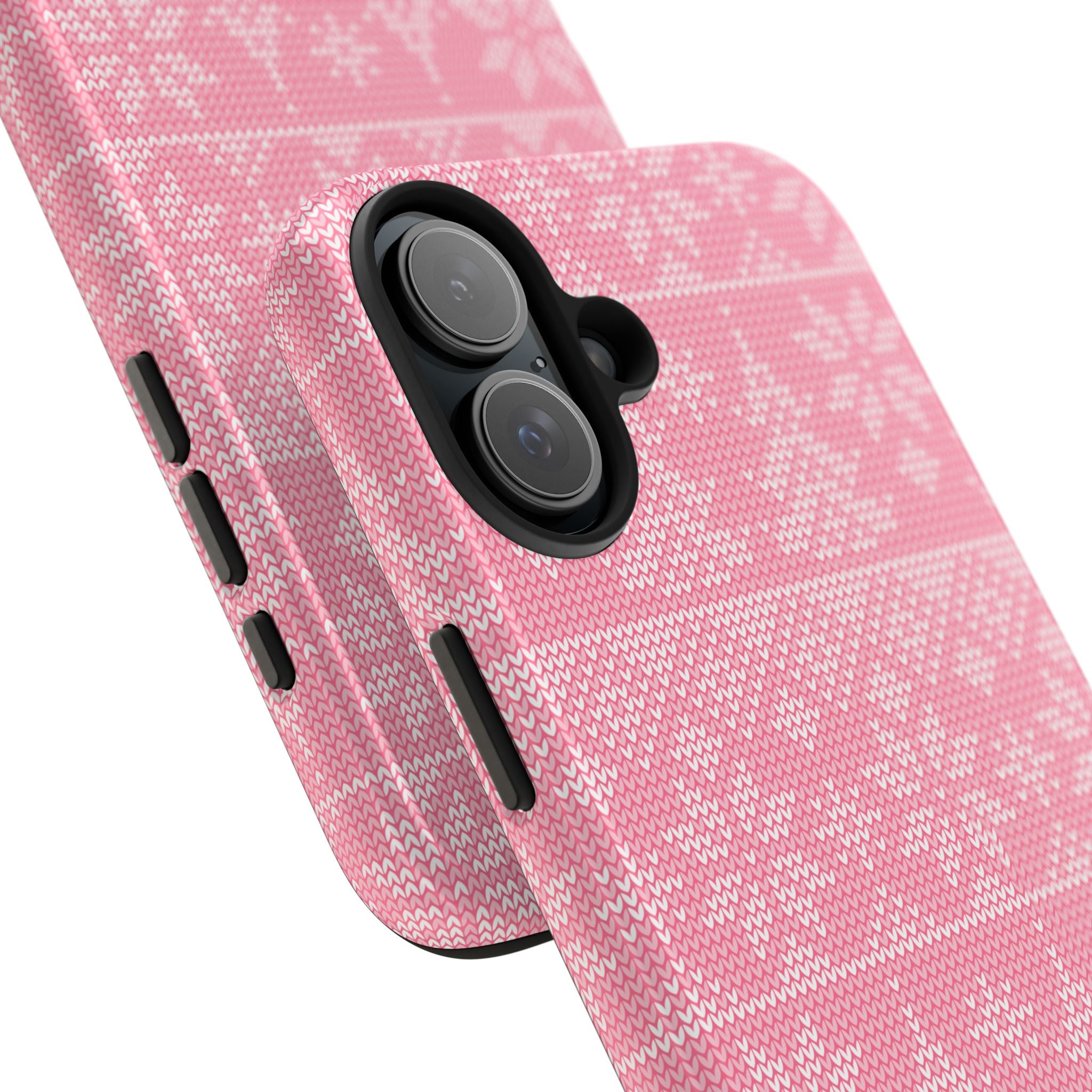 Holiday Knit | Pink iPhone Case