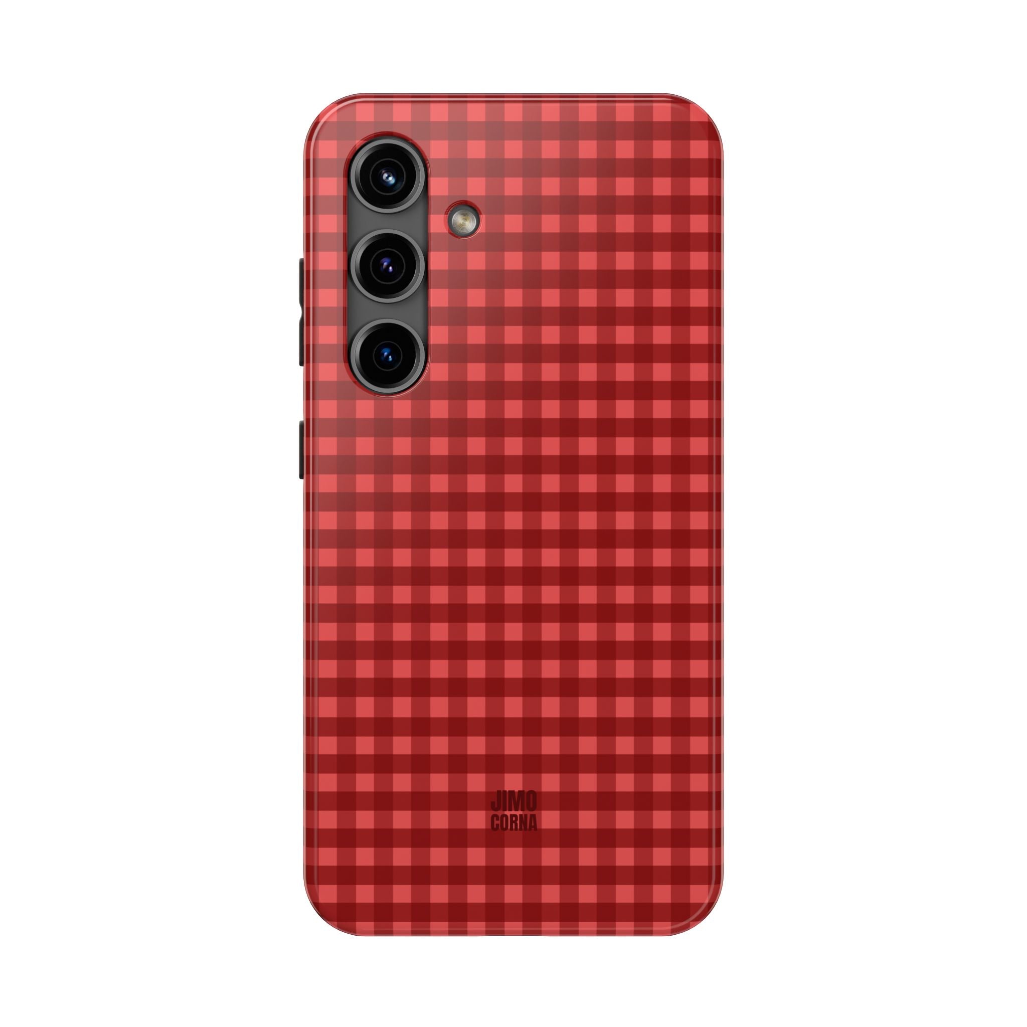 Farm Gingham Samsung Galaxy Case | Red