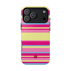 Lemonberry Stripe MagSafe iPhone Case