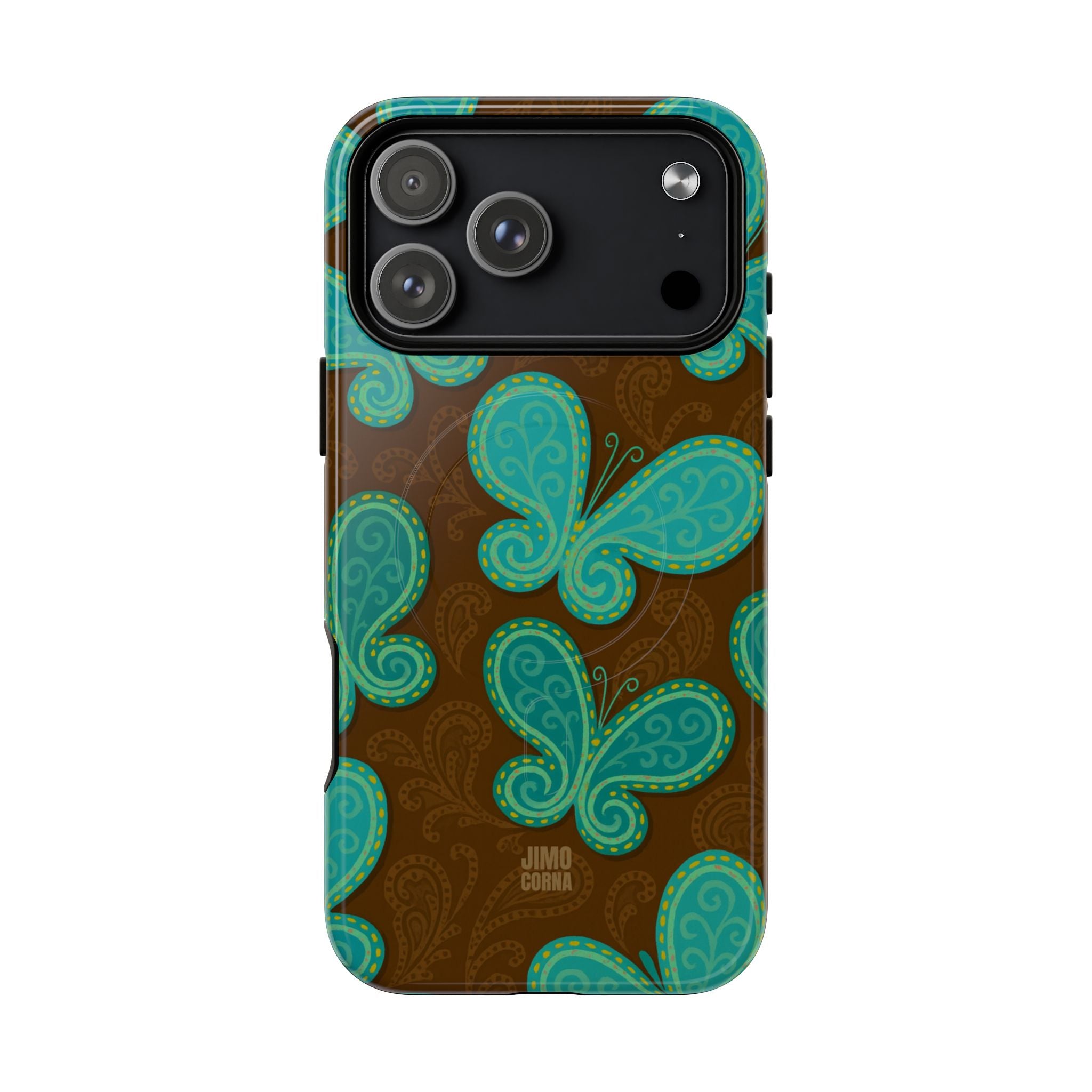Cocoa Breeze Butterflies MagSafe iPhone Case