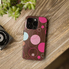 Spiral Pop iPhone Case | Brown