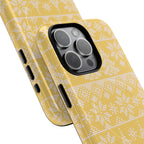 Holiday Knit | Yellow MagSafe iPhone Case