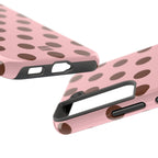 Big Polka Dot | Pink and Brown