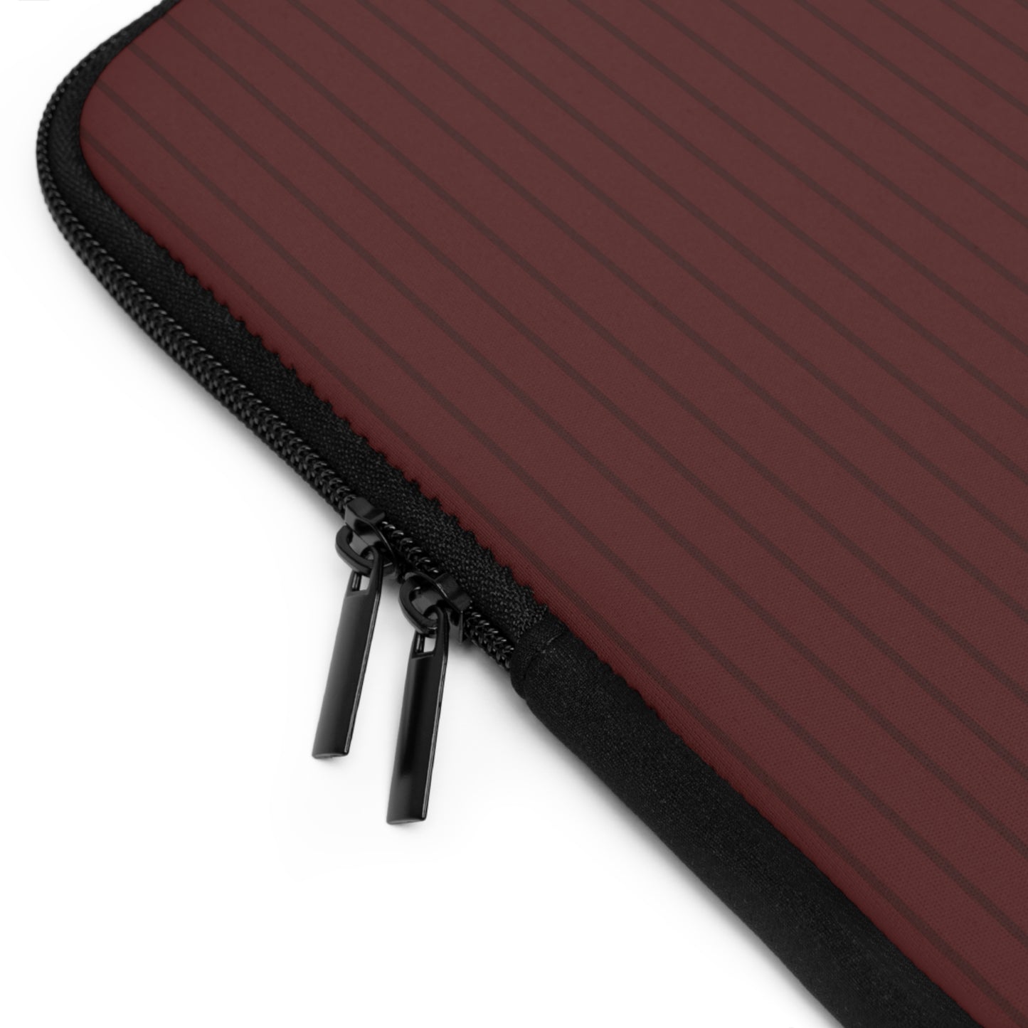 Red Cherry Soft Stripes Laptop Sleeve