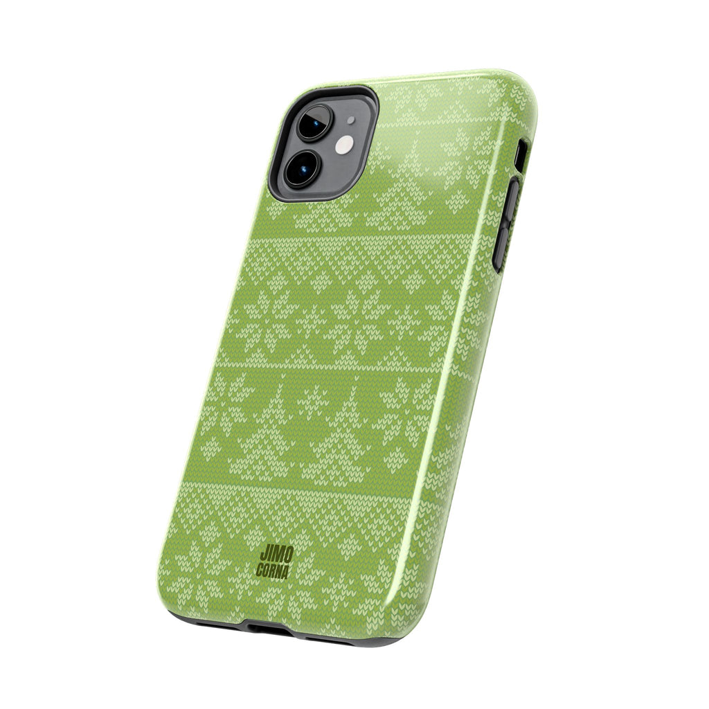 Holiday Knit | Green iPhone Case