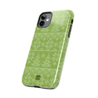 Holiday Knit | Green iPhone Case