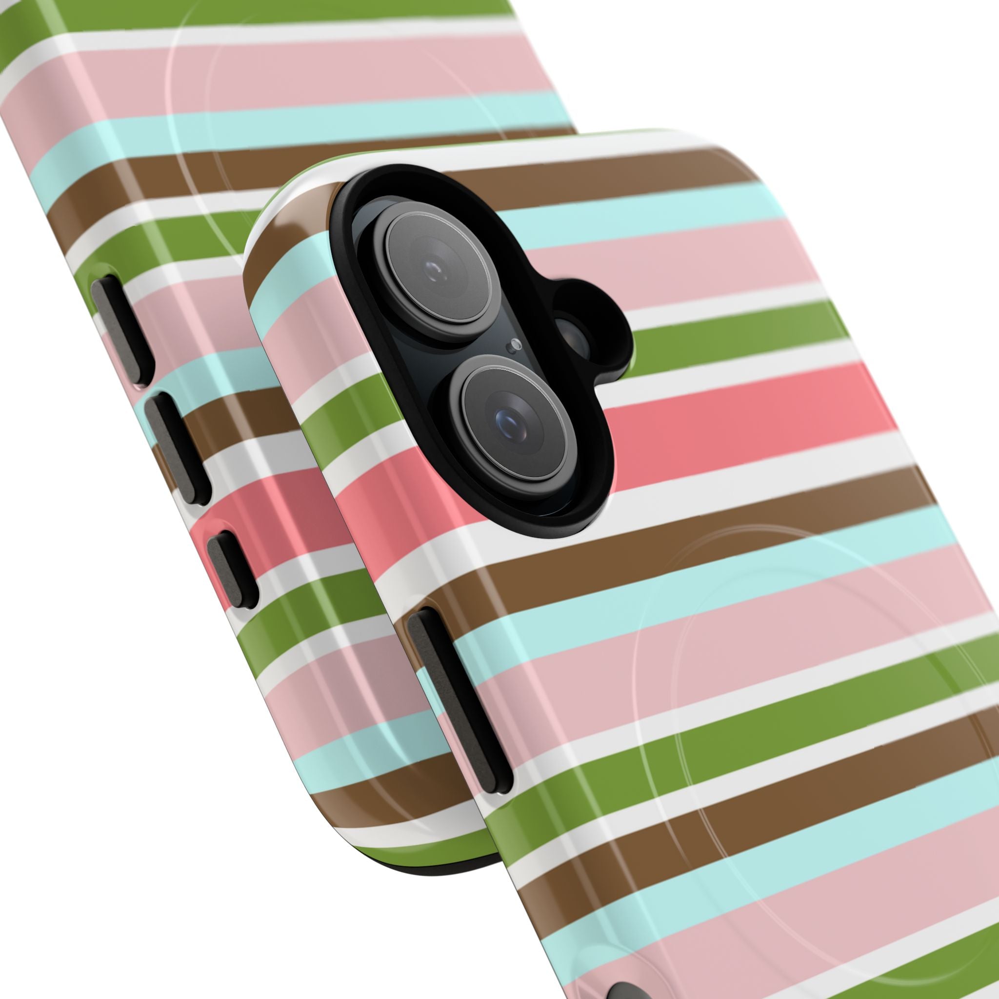 Sweet Candy Stripes MagSafe iPhone Case